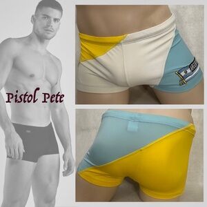 Pistol Pete Argentina Square Cut Swimsuit Medium 32-40" waist Gently worn